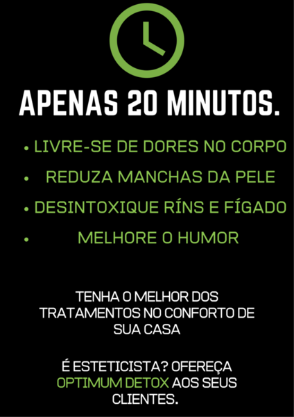 Optimum Detox – Aparelho para Limpeza do Organismo