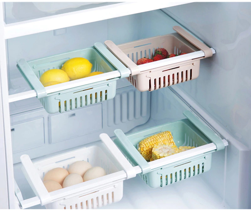 Organizador de Geladeira Universal – Organize Frutas, Legumes e Verduras