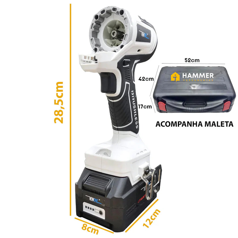 HAMMER™ - Kit Elétrico 10 em 1: Parafusadeira, Furadeira, Serra e Muito Mais [⚡OFERTA SÓ NA BLACK FRIDAY]