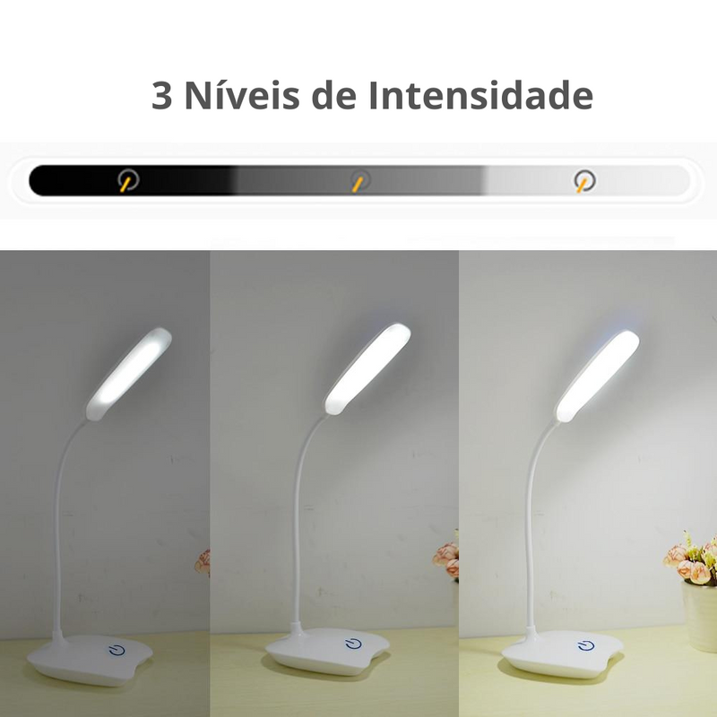 Luminária de Mesa LED – Carregamento USB