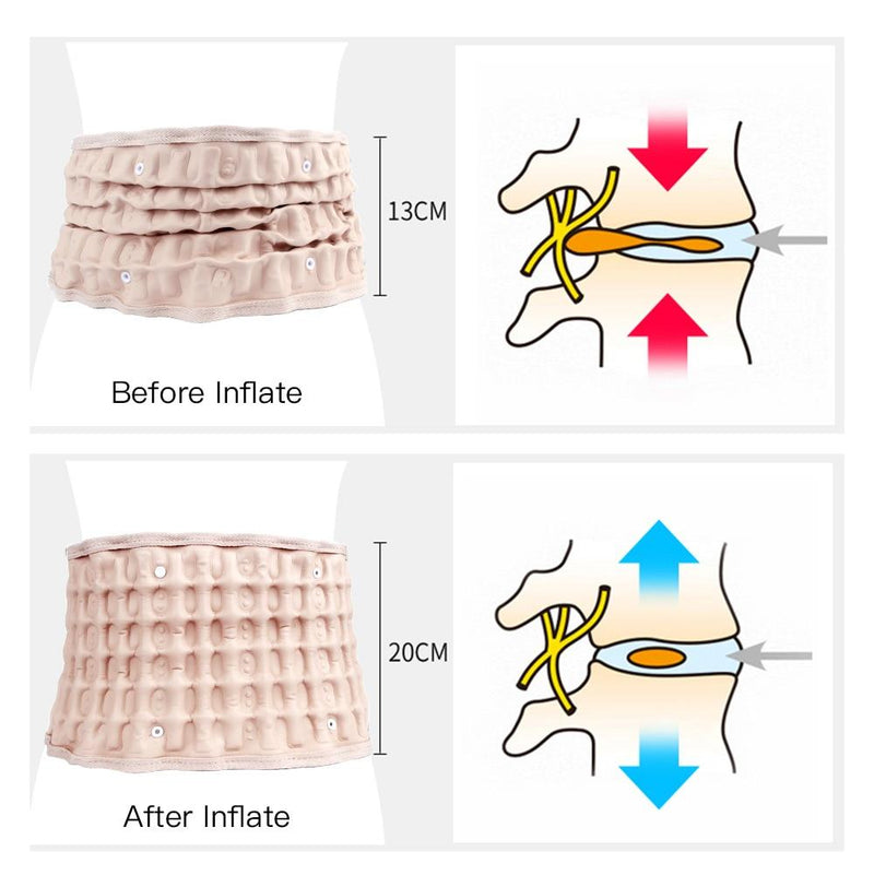 Cinta Inflável de tração lombar