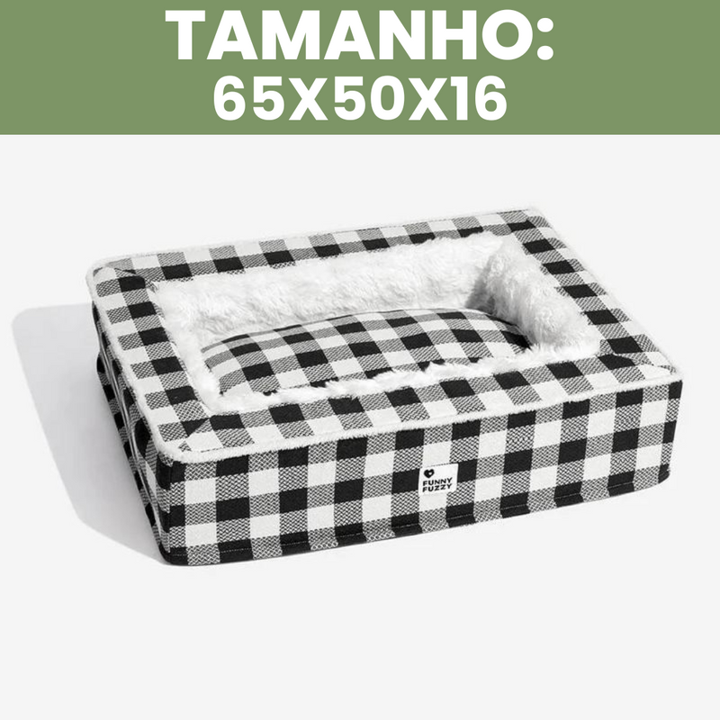 CAMINHA ACONCHEGANTE FUZZY™ - Conforto e Estilo Tartan Para seu Pet + Brinde: Anti Odor [🌟OFERTA EXCLUSIVA HOJE]