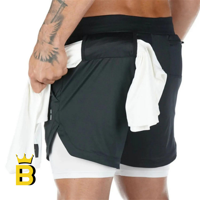 Short DryFit de Compressão - (COMPRE 1, LEVE 2)